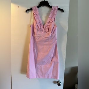 Authentic Lilly P seersucker pink  dress!